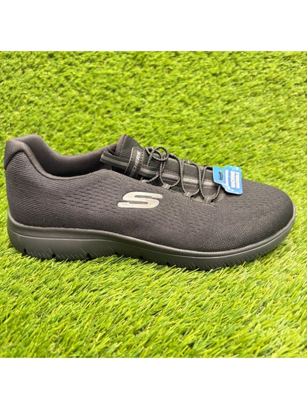 Skechers Summits-Radiant Flow Womens Size 7.5D Black Running Shoes Sneakers